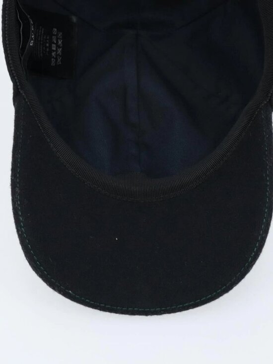 GUCCI Web Sherry Line Cap Wool L Black Red Green 353505 Auth am10816 main image 10
